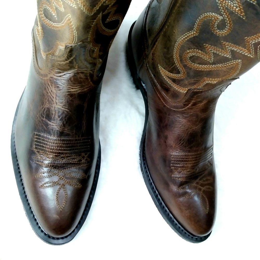 XWIDE Smoky Mountain Mens Western Cowboy Boot, Denver sz 10.5 EE 14 EE Brown NIB - Picture 14 of 16